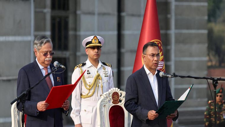 بنگلہ دیش:طارق رحمن نے وزیر اعظم کا حلف اٹھا لیا