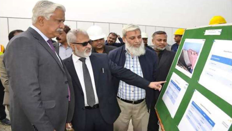 چیئر مین واپڈا کا منگلا ہائیڈل پاور سٹیشن کا دورہ، منصوبے پر بریفنگ