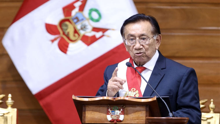 پیرو:سابق جج ماریا بالکازار 28  جولائی تک عبوری صدر منتخب