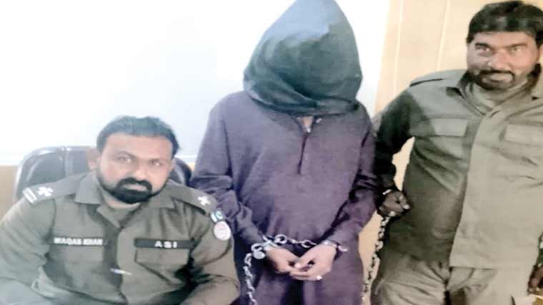 غیر قانونی اسلحہ رکھنے والا  ملزام گرفتار، پستول برآمد