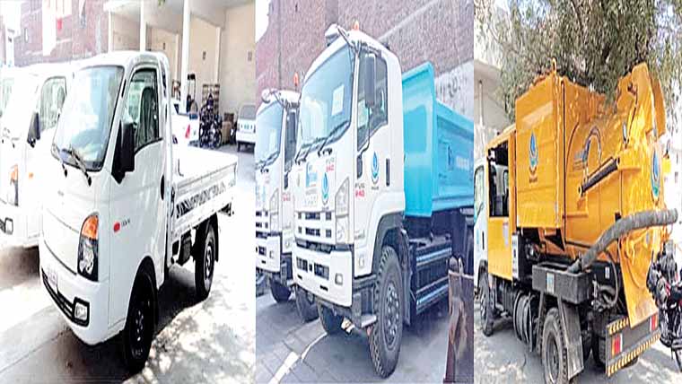  واسا فلیٹ میں نئی مشینری اور گاڑیاں شامل کردی گئیں 