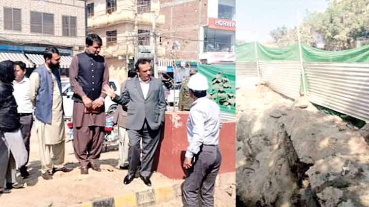 کمشنر سرگودھا نے واسا کی ترقیاتی سکیموں کا معائنہ کیا