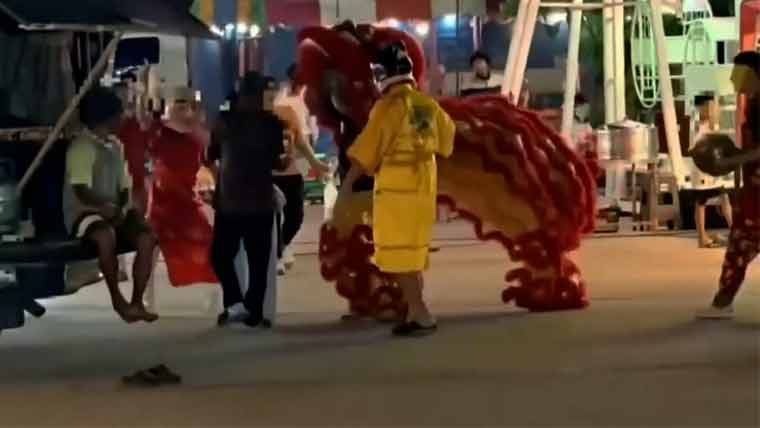 تھائی لینڈ پولیس چورکو پکڑنے کیلئے نقلی شیر بن گئی 