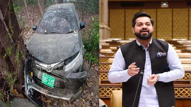 کینال روڈ :گاڑی درخت سے ٹکراگئی پارلیمانی سیکرٹری سلطان باجوہ زخمی 