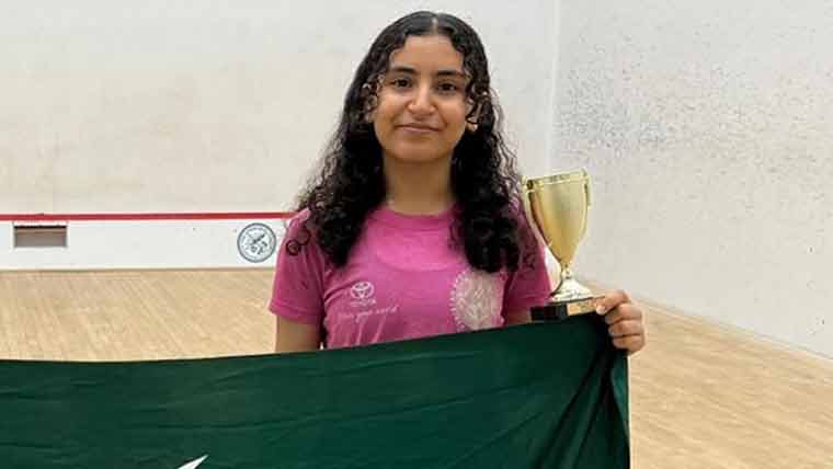 سحرش علی جرمن جونیئر سکواش  چیمپئن شپ کے فائنل میں ہار گئیں