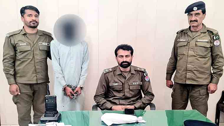 بدنام زمانہ منشیات فروش خرم عرف خانی گرفتارکرلیا گیا 