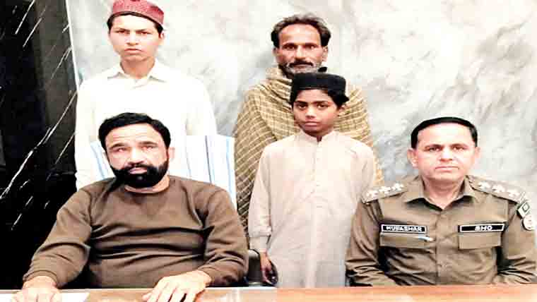 لاپتہ 16سالہ رہتاس اور 11 سا لہ  ابوبکر 2گھنٹوں میں ہی ورثا کے حوالے 