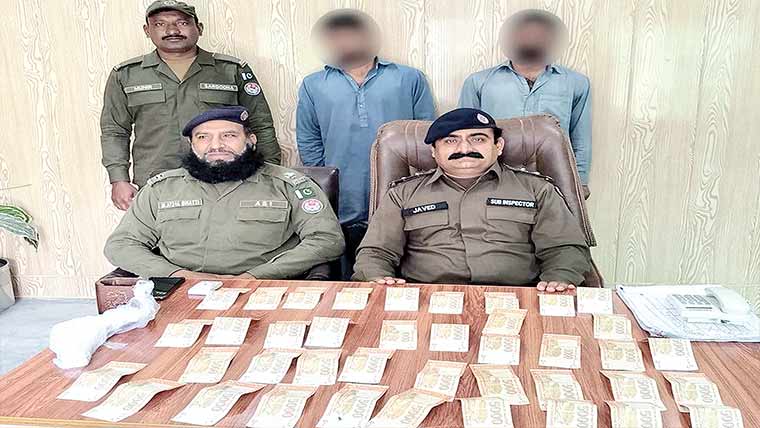 چوری کے مقدمات میں  مطلوب 2 رکنی گینگ گرفتار