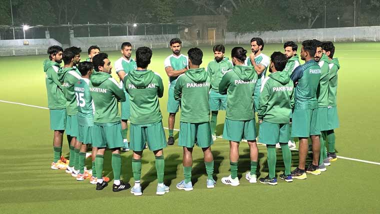 ہاکی ورلڈ کپ کوالیفائنگ،قومی ٹیم  کی مصر میں مشقوں کا آغاز 