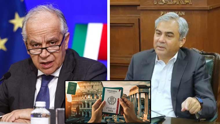 اٹلی کا پاکستان کیلئے ساڑھے دس ہزار ورک ویزوں کا اعلان 