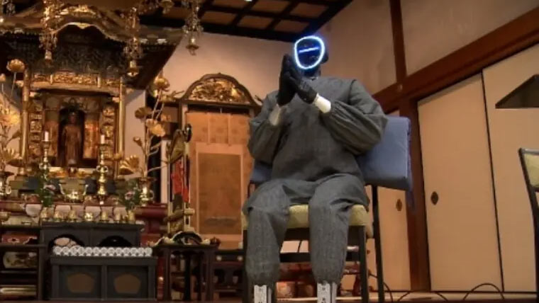  جاپان :مصنوعی ذہانت سے چلنے والا روبوٹ راہب 