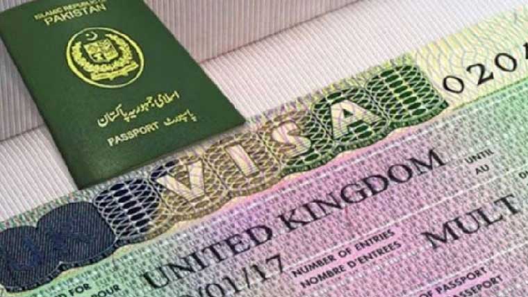 برطانوی وزٹ ویزے کیلئے  ای سسٹم متعارف کرانے کا اعلان 