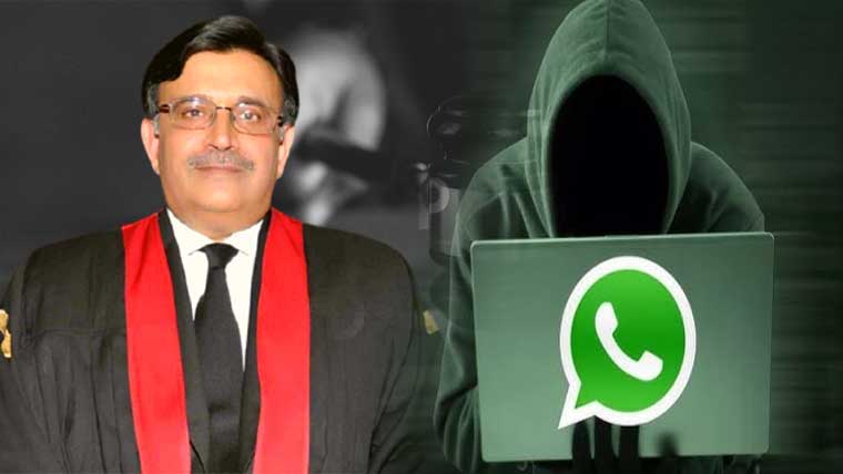 سابق چیف جسٹس عمر عطا بندیال کا واٹس  ایپ ہیک، ہیکر نے پیسہ مانگنا شروع کر دیا