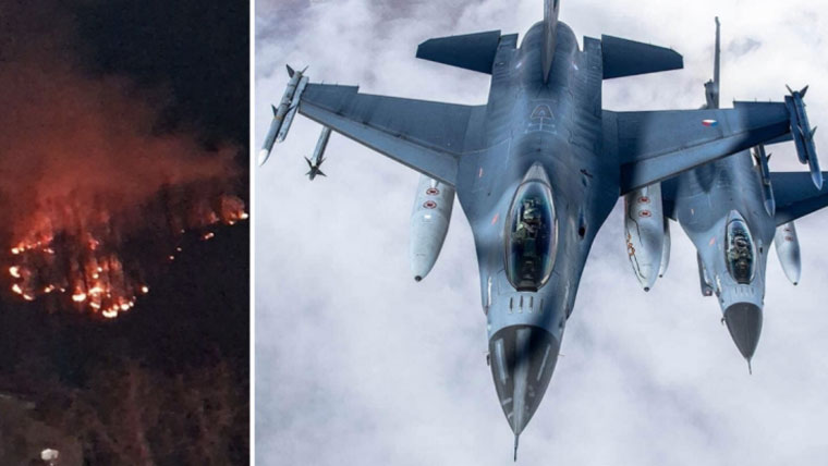 جنوبی کوریاکا ایف 16 لڑاکا طیارہ  گر کر تباہ ہوگیا،پائلٹ محفوظ رہا