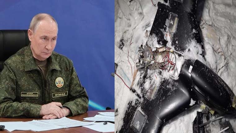 روس :پیوٹن کی رہائشگاہ پریوکرینی ڈرون حملے کی ویڈیو جاری 