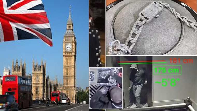 لندن :چور پکڑنے کیلئے  ایک لاکھ پاؤنڈ انعام کا اعلان 