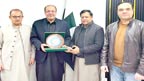 صوبائی وزیر شافع حسین سے امتیاز کوثر  اور میاں غلام محی الدین کی ملاقات 