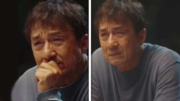 جیکی چین غزہ کے معصوم بچوں کی حالتِ زار پر رو پڑے