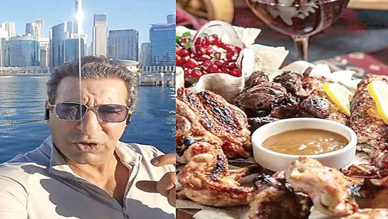 ڈنگروں کی طرح کھانا چھوڑ دیں: وسیم اکرم کا مشورہ