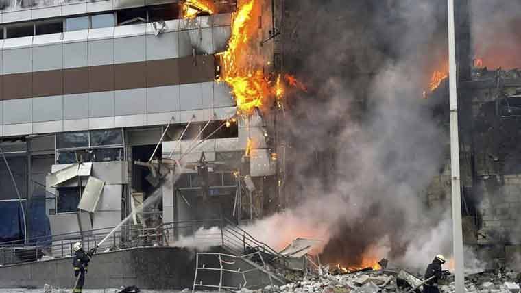  یوکرین کا ڈرون حملہ 24 افراد ہلاک،50زخمی 