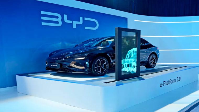 چینی کمپنی کی 22لاکھ 60ہزار  برقی گاڑیوں کی ریکارڈ فروخت 