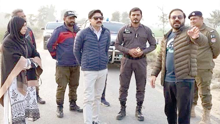 پیرا فورس بھرتی، ڈی سی وہاڑی کادوڑ ٹریک کا معائنہ