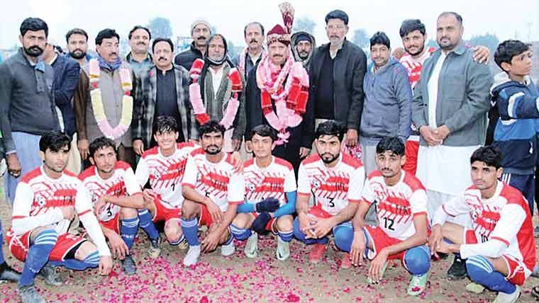  دوسرا سالانہ بابا جی احسان الٰہی  میموریل فٹبال ٹورنامنٹ اختتام پذیر 