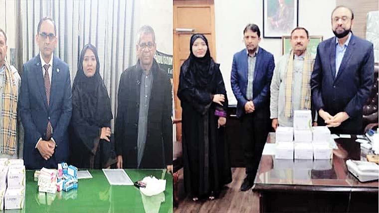  الائیڈ ہسپتال II کو مخیر حضرات کی جانب سے ادویات فراہم 