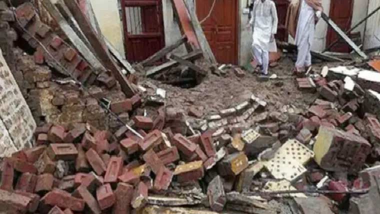 چار سدہ:شادی والے گھر چھت گرگئی،5بچیاں،1خاتون جاں بحق،5زخمی