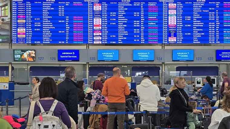 یونان :ہوائی اڈے پر تکنیکی  خرابی، کئی پروازیں متاثر