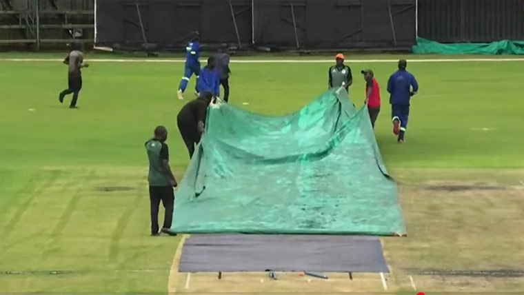  انڈر19 سیریز، پاک زمبابوے میچ بارش کے باعث ختم 