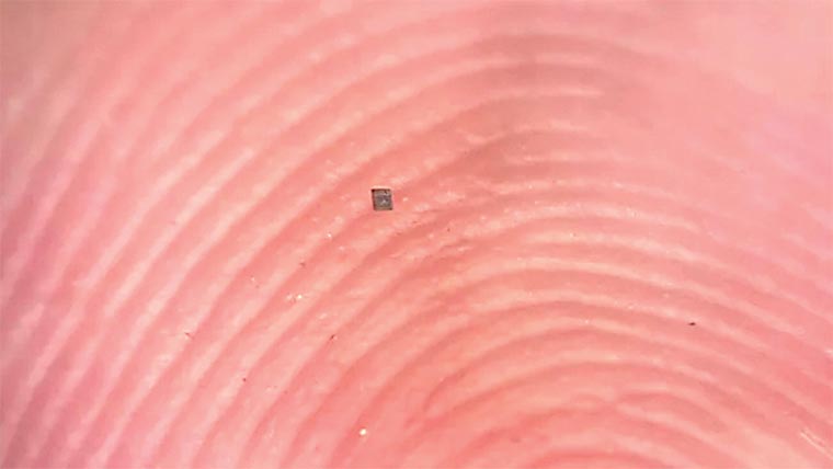  ننھا روبوٹ جو نمک کے ایک دانے سے بھی چھوٹا ہے 