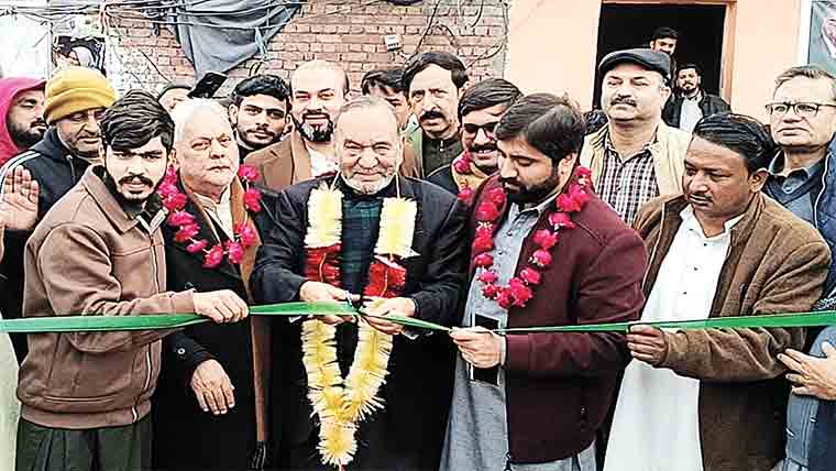سیالکوٹ : شمس پورہ میں میگا ترقیاتی منصوبوں کا افتتاح 
