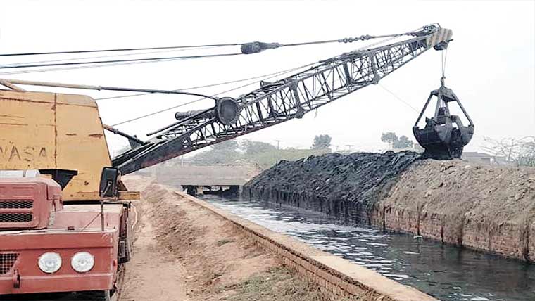 10 روز میں تمام مین چینلز کی ڈی سلٹنگ مکمل کرنے کا حکم