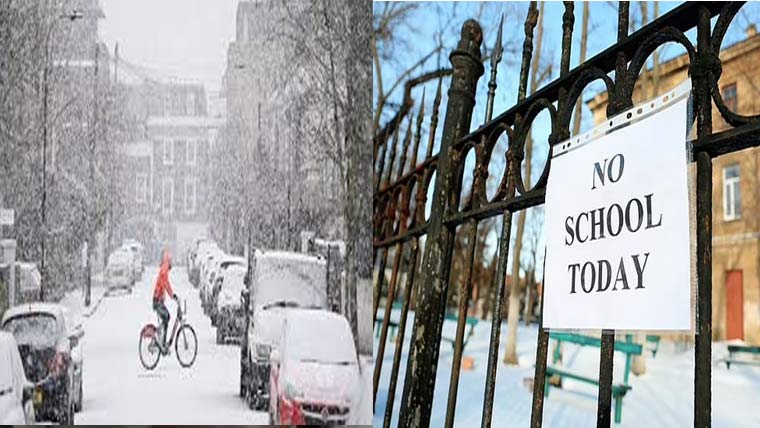 برطانیہ، فرانس میں شدید برفباری  پروازیں منسوخ، سکولز بند