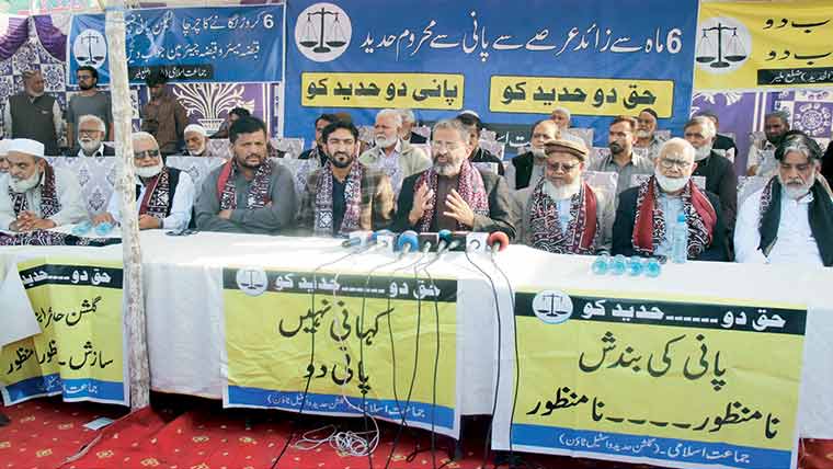 حکومت پانی کیلئے عوام کا احتجاج نظر انداز نہ کرے ، منعم ظفر