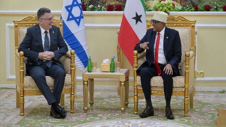  اسرائیلی وزیر خارجہ صومالی لینڈ  کے دورے پر پہنچ گئے