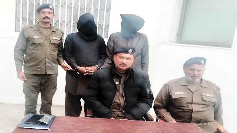 مویشی چوری کے 11 مقدمات میں مطلوب 2ملزم گرفتار