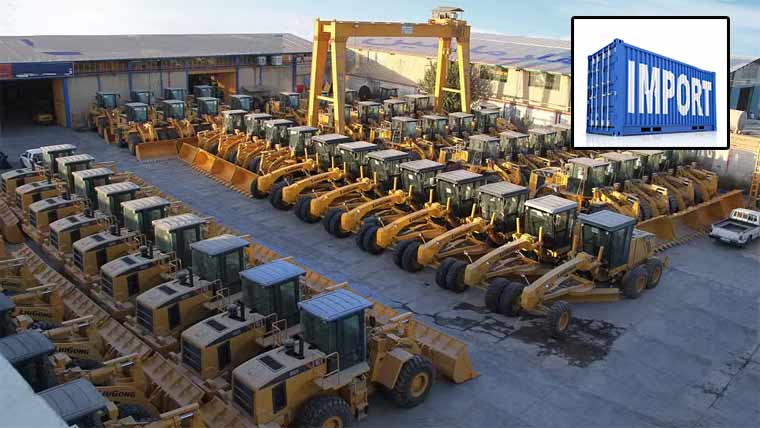 تعمیرات وکان کنی کی مشینری کی در آمدات میں 59فیصداضافہ