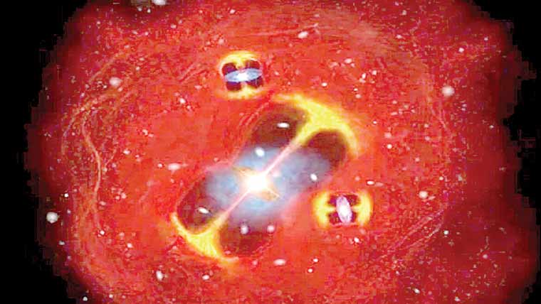 کائنات کی ابتدا میں بننے والی گیس کے گرم مجموعہ کا مشاہدہ