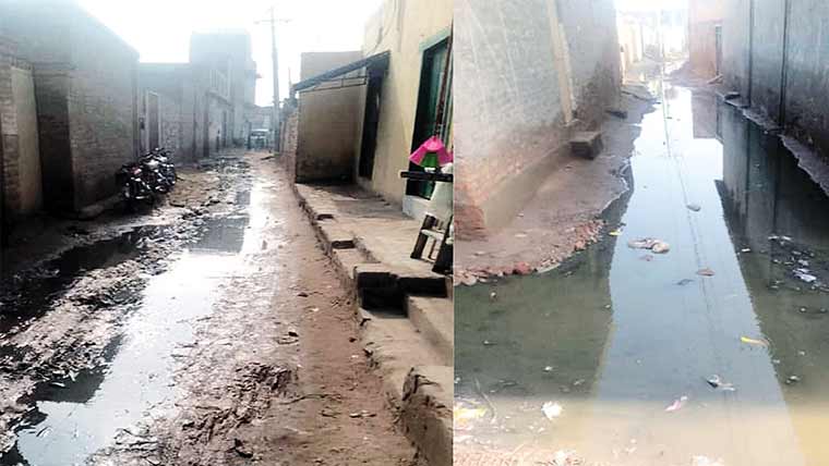  دائودخیل:کئی سال سے بند گٹروں  نے شہریوں کی زندگی اجیرن بنا دی