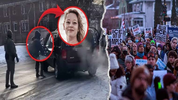 امریکا:امیگریشن اہلکار کی فائرنگ سے  خاتون کی ہلاکت کیخلاف مظاہرے