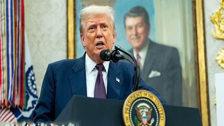 ٹرمپ کی 500فیصد ٹیرف کی دھمکی،بھارتی سٹاک مارکیٹ کریش:امریکی سینیٹ،صدارتی جنگی اختیارات محدود کرنیکا بل 