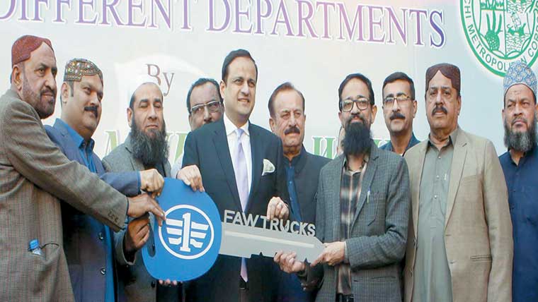 میئر کا100 دن میں ترقیاتی منصوبے مکمل کرنے کا ہدف