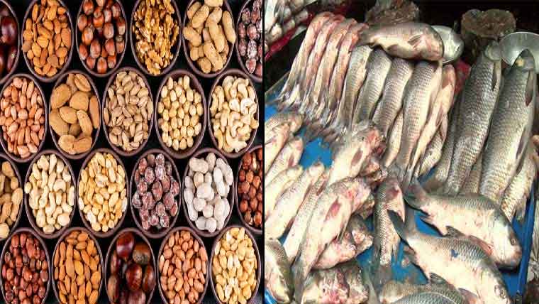 شدید سردی خشک میوہ جات مچھلی کی ڈیمانڈ بڑھ گئی 
