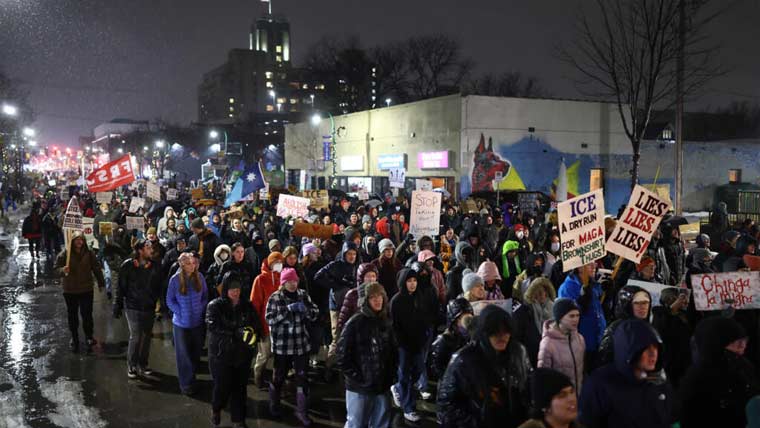  امریکا:امیگریشن افسرکے ہاتھوں خاتون  کا قتل، مختلف شہروں میں مظاہرے