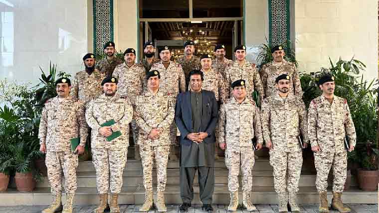  سعودی کمانڈ اینڈ سٹاف کالج کے  وفد کا وزارت خارجہ کا دورہ 