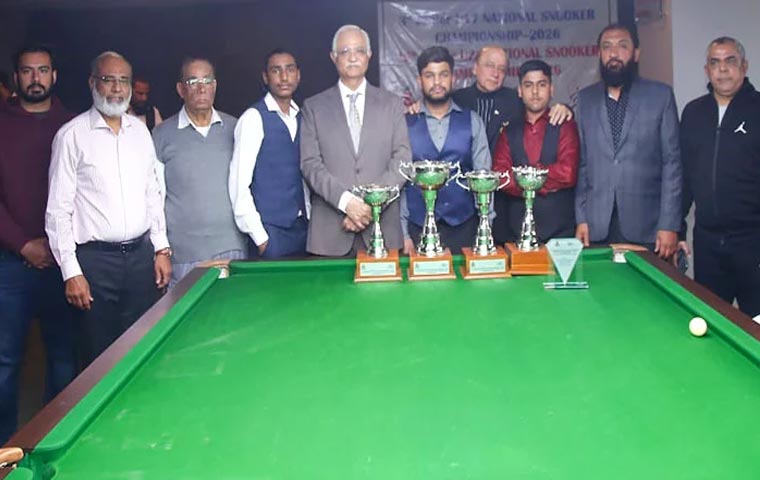 برجیس خان نے قومی انڈر  21سنوکر چیمپئن شپ جیت لی 