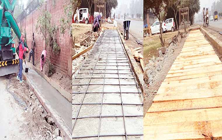 واسا کی ٹیمیں سائیڈ واک ڈرینز  کور کرنے میں مصروف 