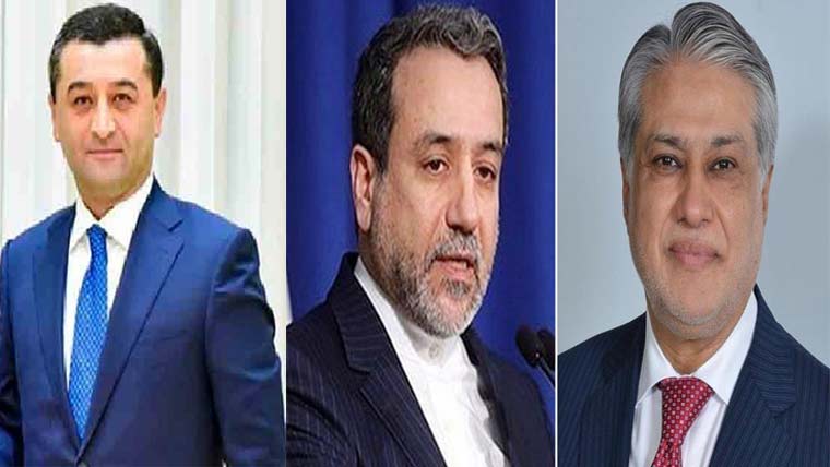  اسحاق ڈار اور ایران، ازبک وزرا ئے خارجہ کے ٹیلیفونک رابطے